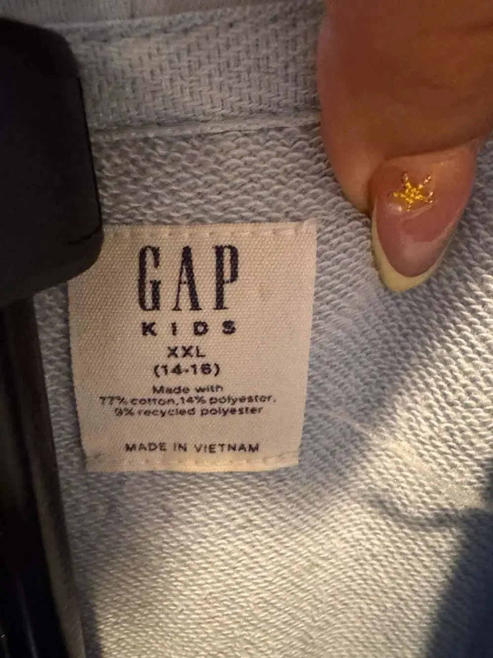 GAP kids zip